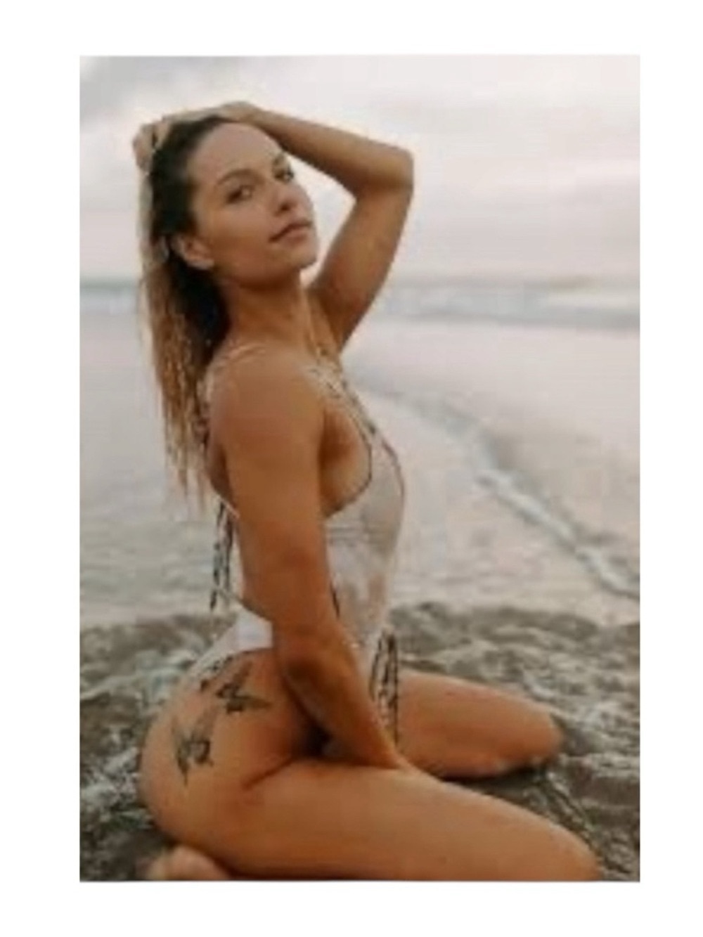 new Moana Bikini🝮 Reversible Bring It Brittany Butterfly Wrap Swimsuit 🝮 Small - Picture 14 of 16